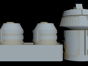 starship detail 2 3D Model