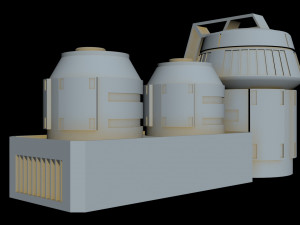 starship detail 2 3D Model