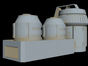 starship detail 2 3D Model