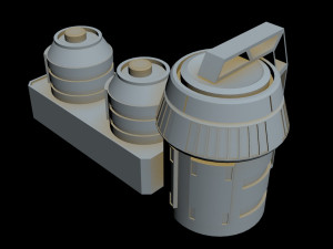 starship detail 2 3D Model