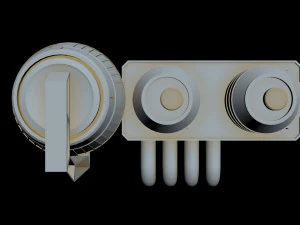 starship detail 2 3D Model