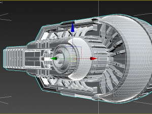 starship detail 3 Model 3D
