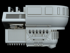starship detail 3 Model 3D