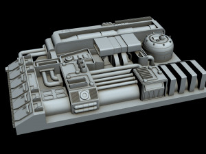 starship detail 4 3D Model