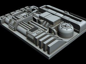 starship detail 4 Modelo 3D