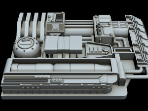 starship detail 4 Modelo 3D