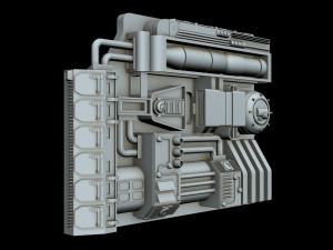 starship detail 4 Modelo 3D