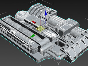 starship detail 4 Modelo 3D