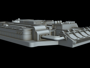 starship detail 4 Modelo 3D