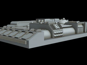 starship detail 4 3D Model