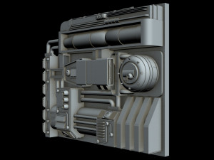starship detail 4 Modelo 3D