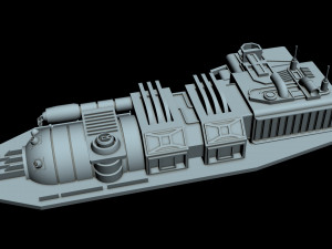 starship detail 5 3D Model