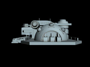starship detail 5 3D Model