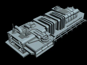 starship detail 5 3D Model