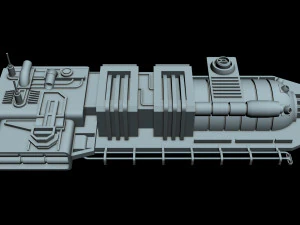 starship detail 5 3D Model