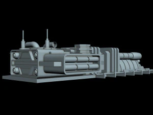 starship detail 5 3D Model