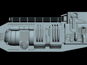 starship detail 5 3D Model