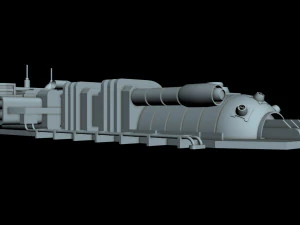 starship detail 5 3D Model