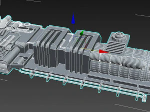 starship detail 5 3D Model