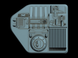 starship detail 6 3D Модель