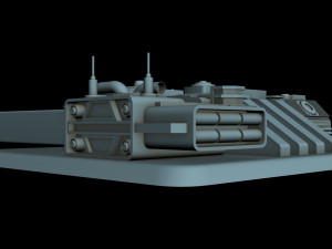 starship detail 6 3D Модель