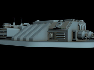 starship detail 6 3D Модель