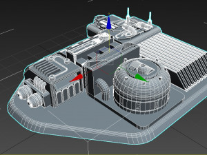 starship detail 6 3D Модель