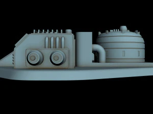 detalhe da nave estelar 6 Modelo 3D