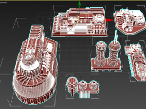 starship detail collection 1 3D Model