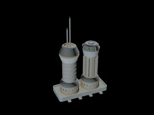 starship detail collection 1 3D Model