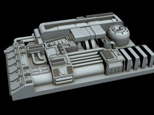 starship detail collection 1 3D Model