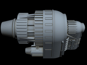 starship detail 7 Modèle 3D