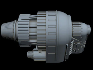 starship detail 7 3D Model