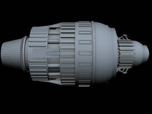 starship detail 7 Modèle 3D