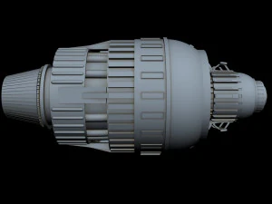 starship detail 7 3D Model