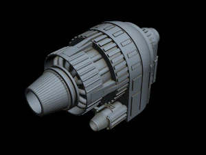 starship detail 7 3D Model