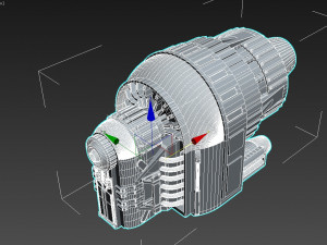 starship detail 7 Modèle 3D