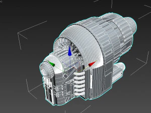 starship detail 7 3D Model