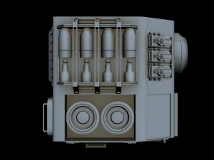 星舰细节8 3D 模型