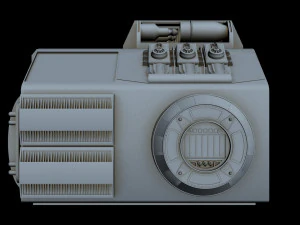 starship detail 8 3D Model