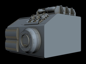 starship detail 8 Modèle 3D