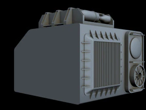 starship detail 8 3D Model