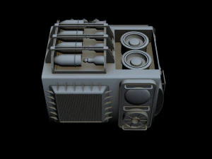 starship detail 8 3D Model