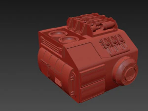 starship detail 8 3D Model