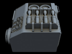 starship detail 8 Modèle 3D