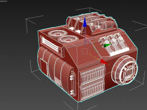 starship detail 8 3D Model