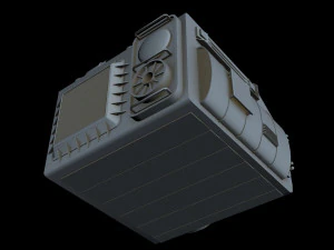 starship detail 8 3D Model