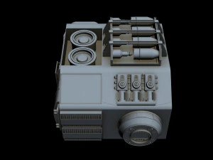 starship detail 8 3D Model