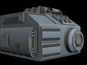 starship detail 8 Modèle 3D