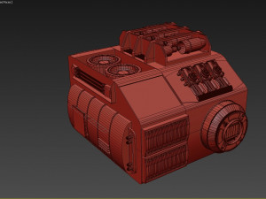 starship detail 8 Modèle 3D